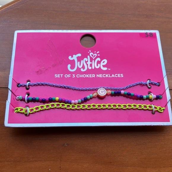 Justice necklaces
set of three choker necklaces ￼ - Picture 4 of 8